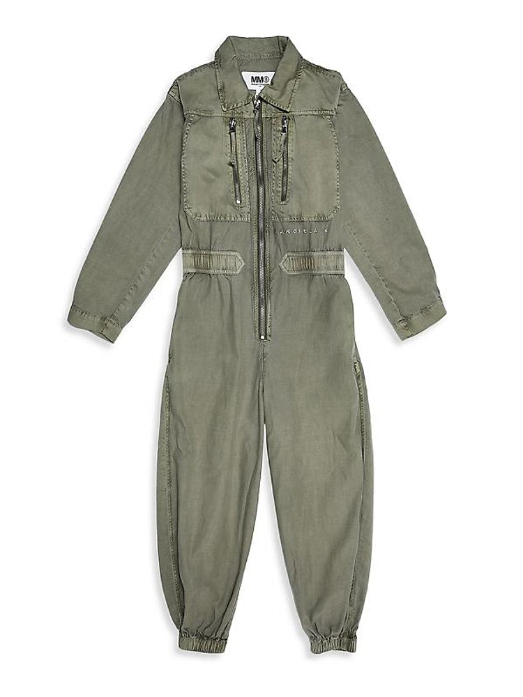 Little Girl's & Girl's Utility Jumpsuit