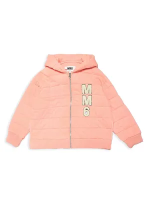 Little Kid's & Quilted Zip-Up Hoodie