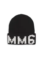 Kid's Logo Wool-Blend Beanie Hat