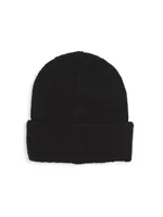 Kid's Logo Wool-Blend Beanie Hat