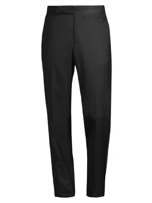 Wool Tuxedo Pants