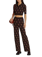 Unapologetic Presence Jacquard Trousers