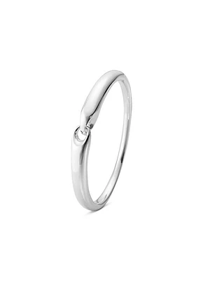 Reflect Sterling Silver Small Hinged Bangle