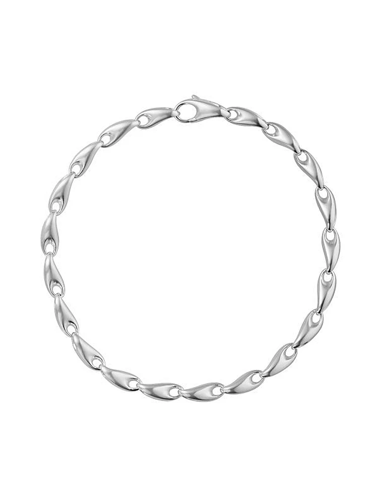 Reflect Sterling Silver Slim Chain Bracelet