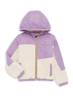 Little Girl's & Neige Orsetto Jacket