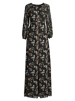 Jasmine Cut-Out Floral Gown