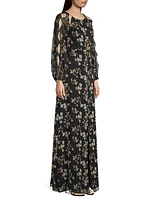 Jasmine Cut-Out Floral Gown