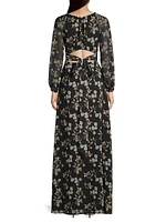 Jasmine Cut-Out Floral Gown