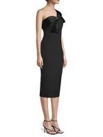 Sandra Asymmetric Bow Dress