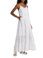 Lisboa Eyelet Maxi Dress