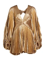 Geneva Metallic Minidress