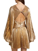 Geneva Metallic Minidress