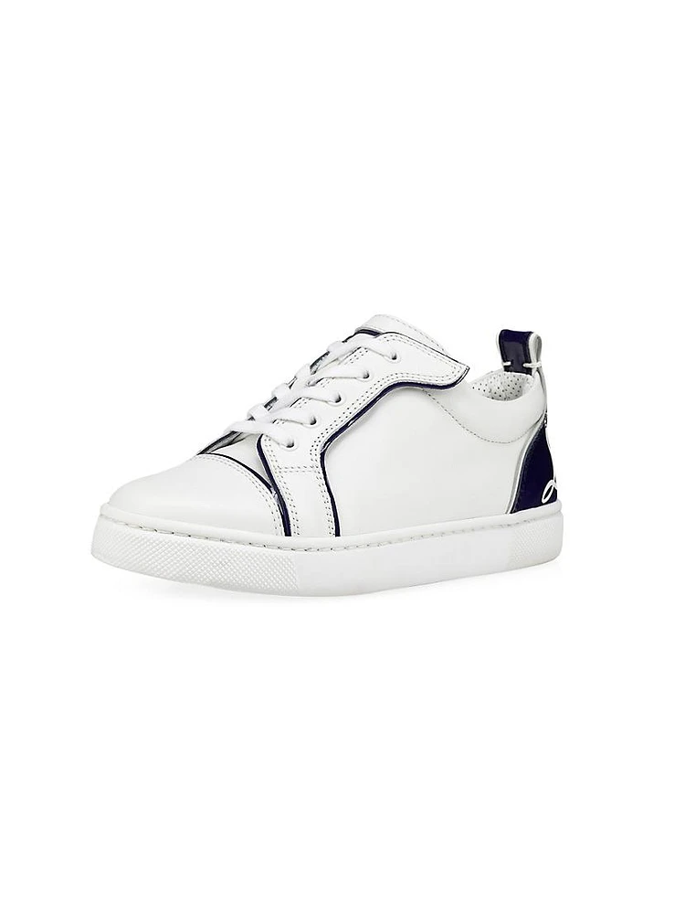 Little Girl's & Funnyto Leather Sneakers