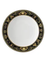 Rosenthal Meets Versace Virtus Gala White Porcelain Soup Plate