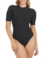 Suit Yourself Rib-Knit Bodysuit