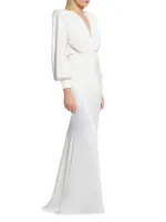 Signature Betsy Bias-Cut Gown