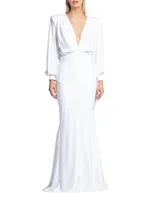 Signature Betsy Bias-Cut Gown