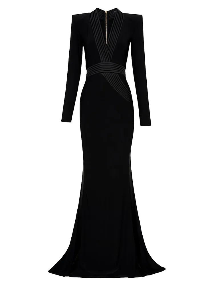 Battle Lines The Heiress V-Neck Gown