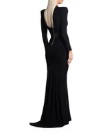 Battle Lines The Heiress V-Neck Gown