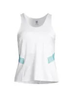 Scoopneck Colorblocked Tank