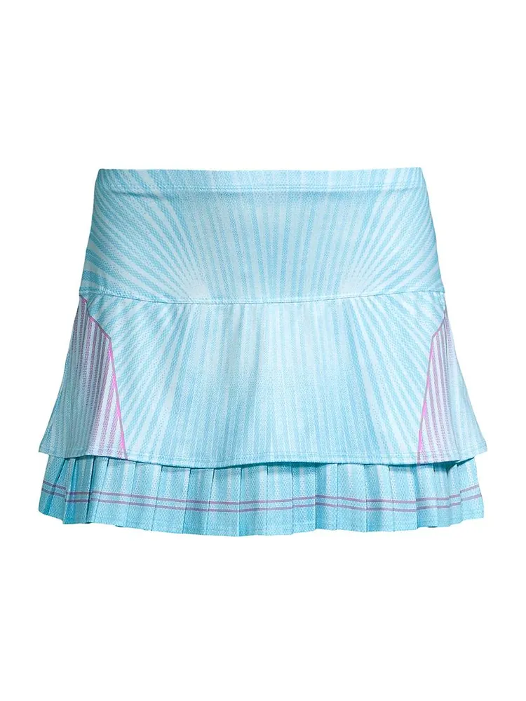 Angel + Amethyst Pleated Tennis Skirt