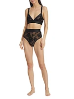 Pizzo Lace High-Rise Briefs