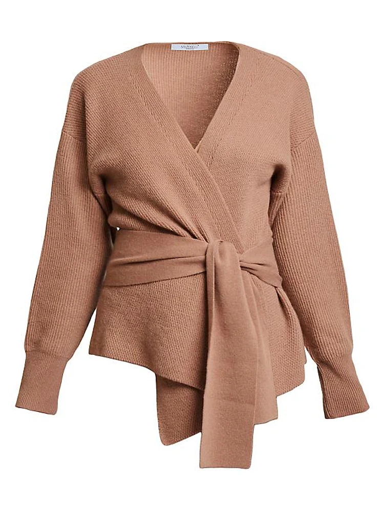 Juliette Belted Wrap Cardigan