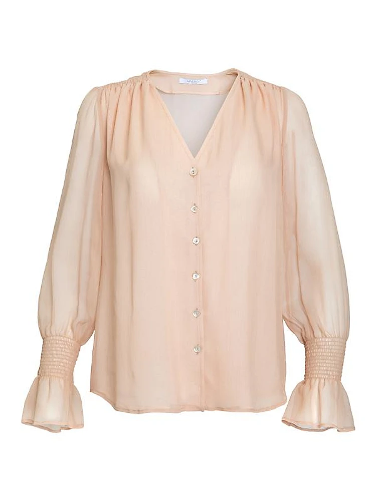 Plata Gauze Button-Front Shirt