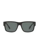 Knight 57MM Square Sunglasses