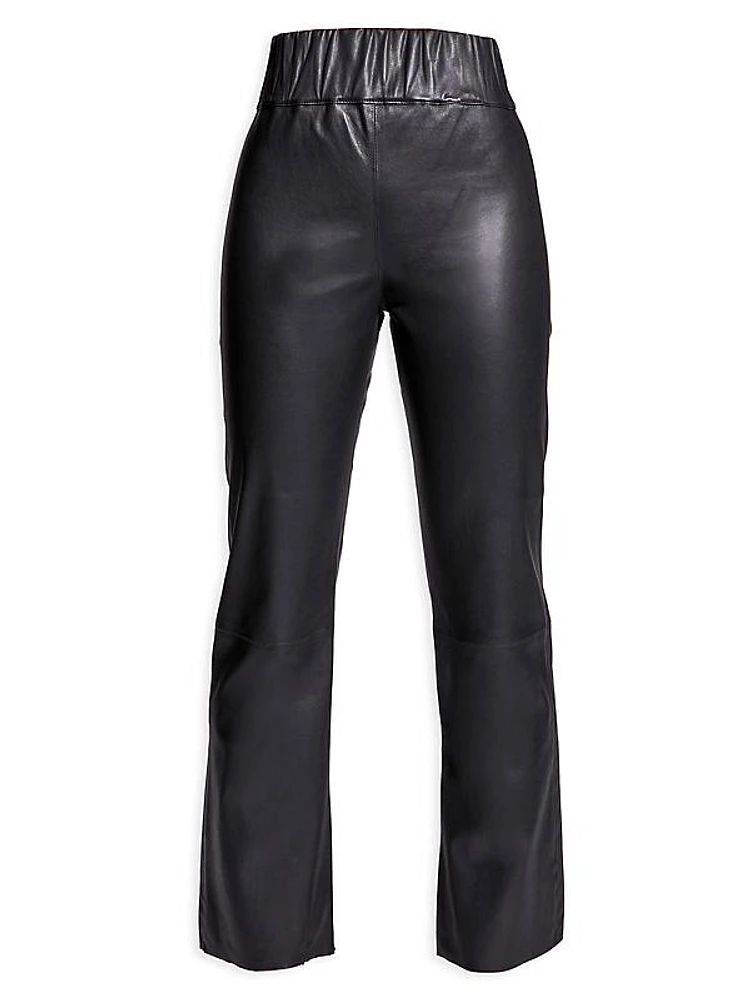 Reagan Stretch Leather Leggings