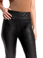 Reagan Stretch Leather Leggings