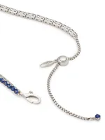 Loveall Sterling Silver & Faux Sapphire Bracelet