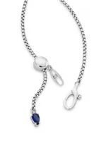Loveall Sterling Silver & Pear Cubic Zirconia Tennis Necklace