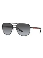 6MM Metal Aviator Sunglasses