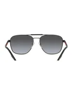 6MM Metal Aviator Sunglasses