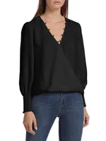 Enzo Surplice Blouse