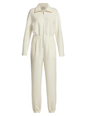 Jessie Knit Zip-Front Jumpsuit