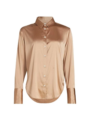 The Standard Silk Button-Up Shirt