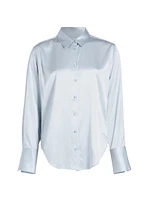 The Standard Silk Button-Up Shirt