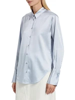 The Standard Silk Button-Up Shirt