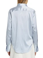 The Standard Silk Button-Up Shirt