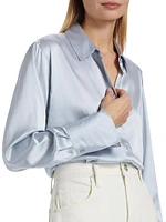 The Standard Silk Button-Up Shirt