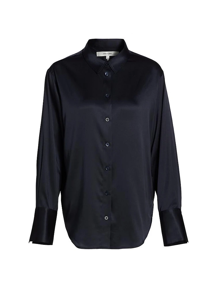 The Standard Silk Button-Up Shirt