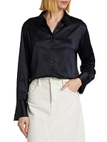 The Standard Silk Button-Up Shirt