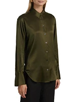 The Standard Silk Button-Up Shirt