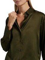 The Standard Silk Button-Up Shirt