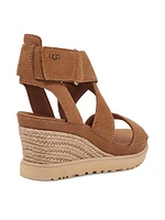 Ilena Suede Wedge Sandals