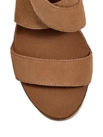 Ilena Suede Wedge Sandals