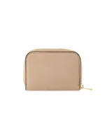 Mini Zip-Around Leather Wallet