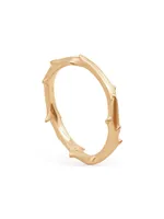 Unisex Spina 14K Yellow Gold Branch Ring